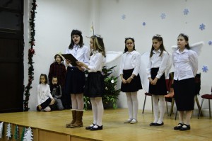 A negyedik osztályosok előkarácsonya 2017. december 20-án