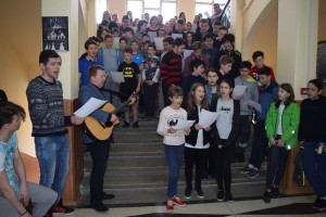 Húsvéti ökumenikus flashmob a Csikyben, 2018. március 28-án