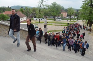 Kiránduláson a magyar tantárgyverseny országos szakaszának résztvevői