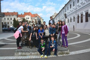A hetedikesek történelmi sétája Nagyváradon