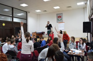 Iskolánkba látogattak a megye magyar nyolcadikos diákjai
