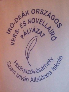 Csikys író-deák Hódmezővásárhelyen, a 20. Író-Deák országos vers- és novellaíró pályázat döntőjén