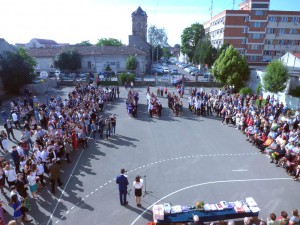 A végzősök ballagása 2017. május 26-án