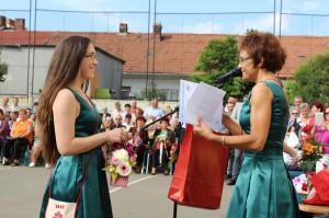 A végzősök ballagása 2017. május 26-án