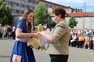 A végzősök ballagása 2017. május 26-án