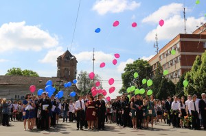 A végzősök ballagása 2017. május 26-án