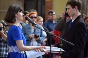 A Csiky Gergely Főgimnázium végzőseinek ballagása 2017. május 26-án