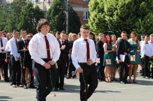 A Csiky Gergely Főgimnázium végzőseinek ballagása 2017. május 26-án