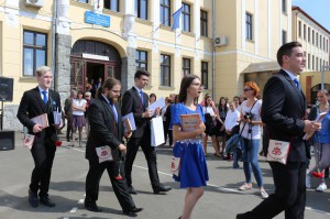 A Csiky Gergely Főgimnázium végzőseinek ballagása 2017. május 26-án