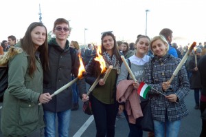 Így éltük meg mi – ’56-os megemlékezésen, Budapesten