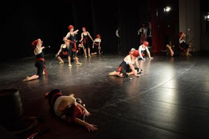 Az aradi Mistral Sport Egyesület twirling és mazsorett csoportjának fellépése