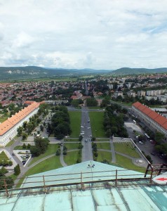 Esztergom odafentről