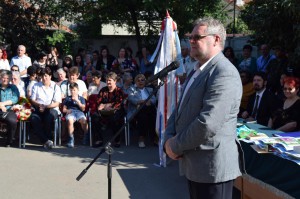 Pellegrini Miklós főtanfelügyelő-helyettes szól a ballagókhoz